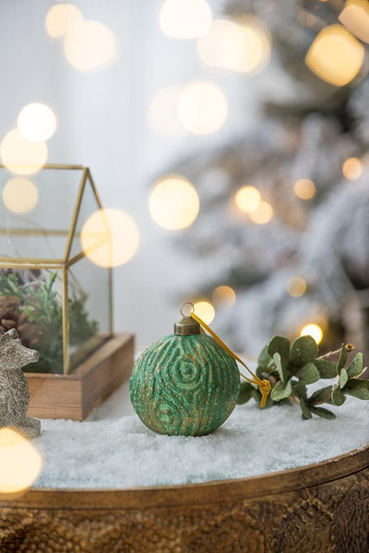 Christmas Ball Glass Decorative Hanging Ball Christmas Tree Ornaments For Holiday Party Decorations