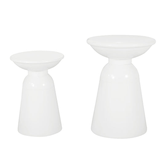 Serenita - Outdoor Side Tables With Flared Design (Set of 2)