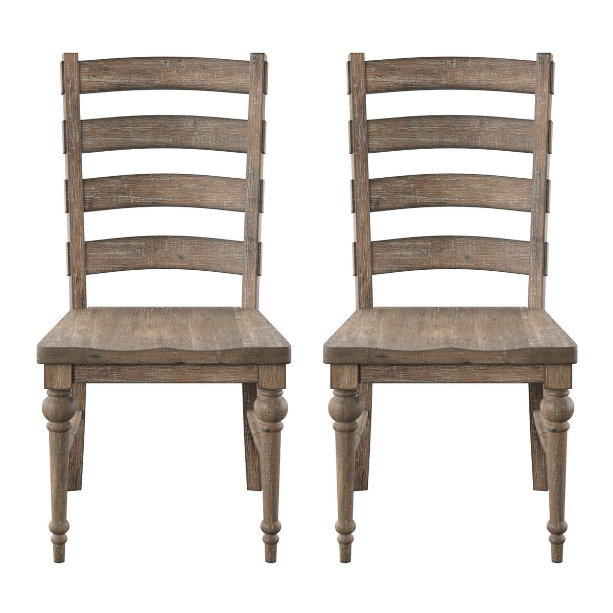 Ladderback Dining Chairs, (Set of 2) - Taupe