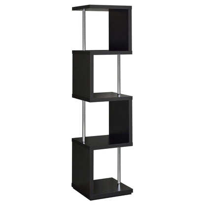 4 Tier Bookcase With Accents