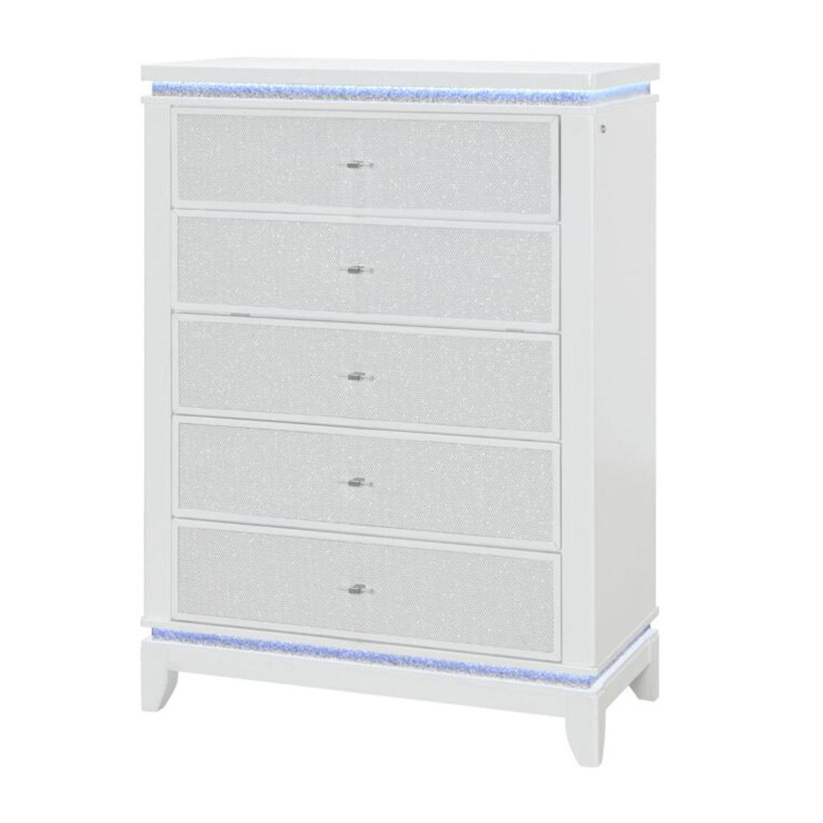 Adalid - Chest With LED Lighting - White
