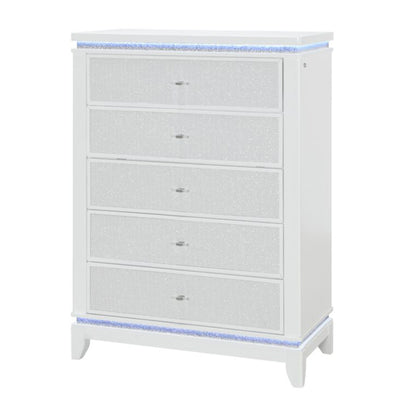 Adalid - Chest With LED Lighting - White