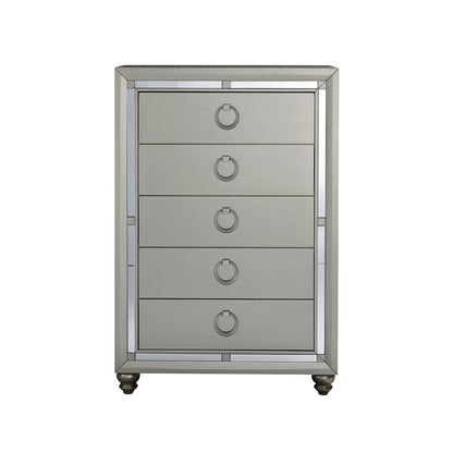 Chloe - Chest - Silver / Gray
