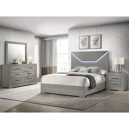 Pierce - Bedroom Set With LED Lighting