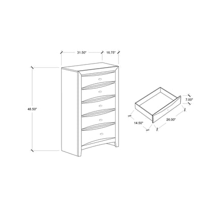 Lucille - Chest With Spacious Drawers