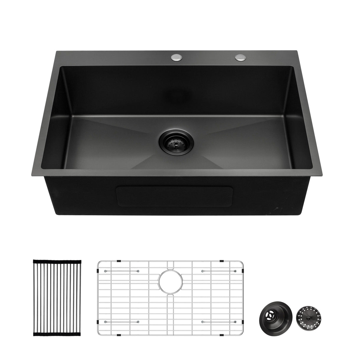 Topmount Kitchen Sink 16 Gauge, Single Bowl