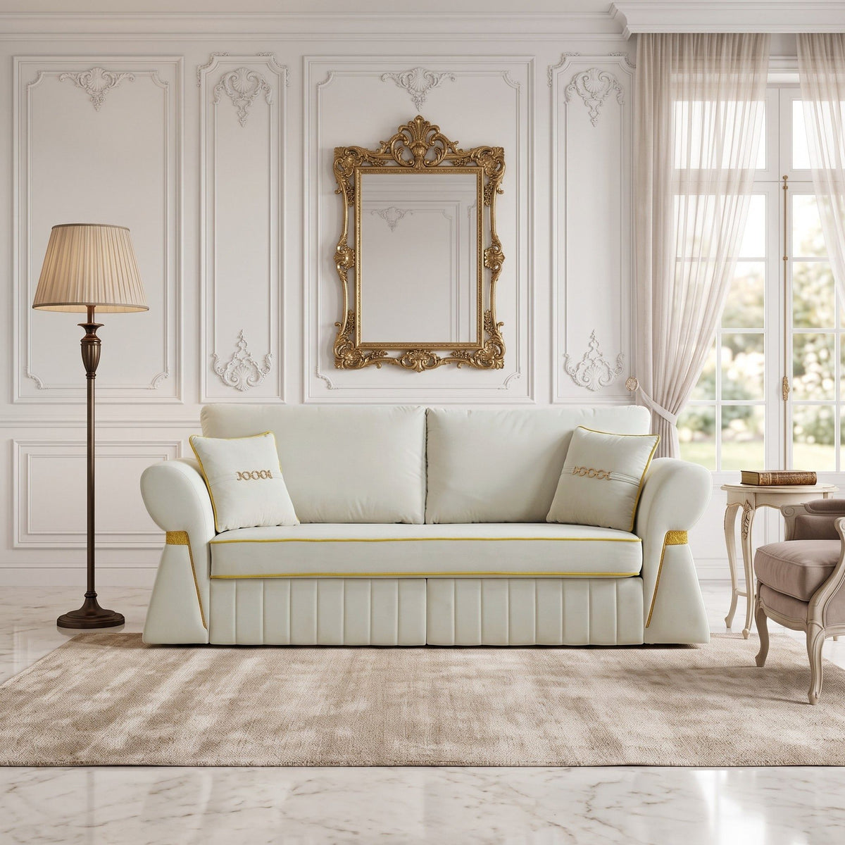 3 Seater Sofa & Pocket Coils And Foam Cushion