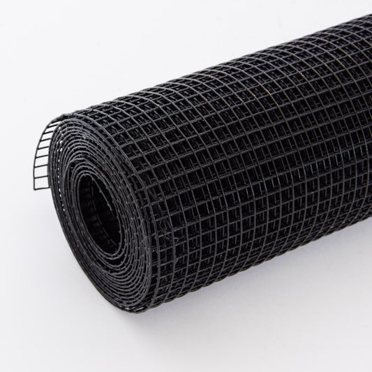 Vinyl Coated Hardware Cloth, For Poultry Netting And Home Improvement - Black