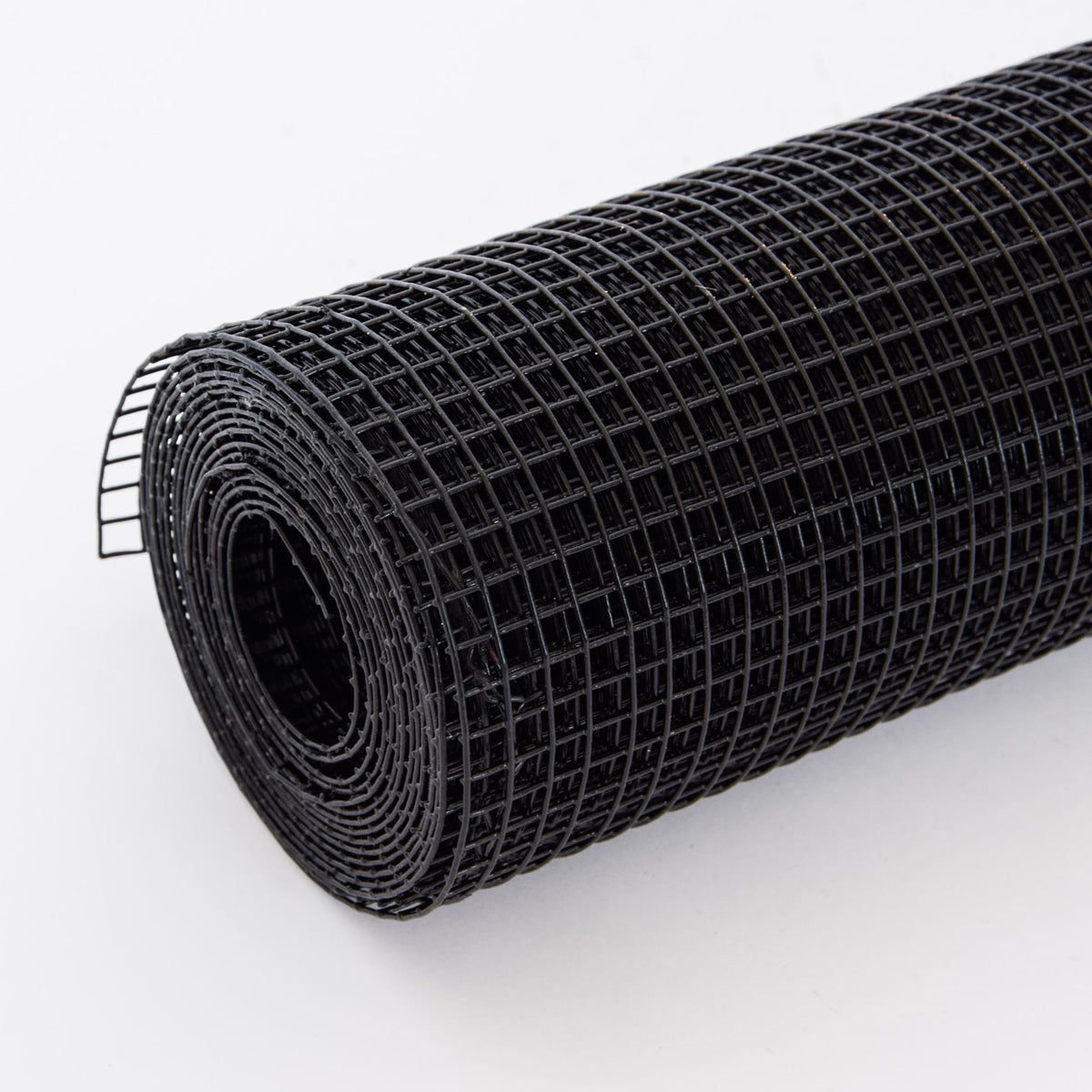 Vinyl Coated Hardware Cloth, 21 Gauge, Welded Wire Fence - Black