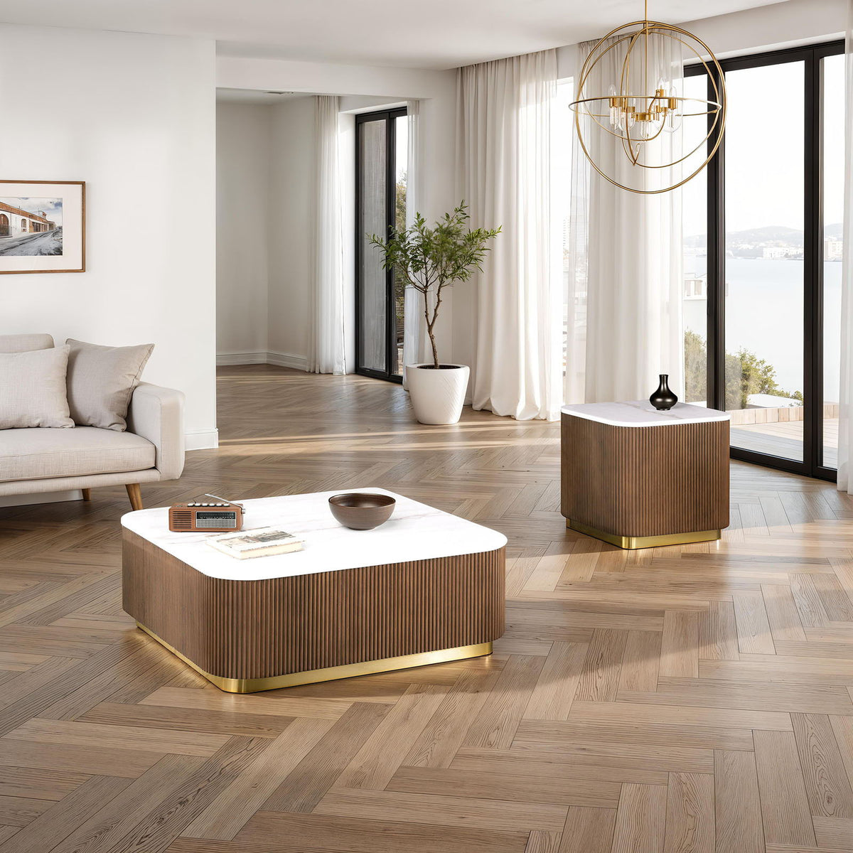 Contemporary Square Table