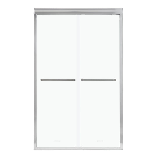 Modern Double Sliding Shower Enclosure, Tempered Glass