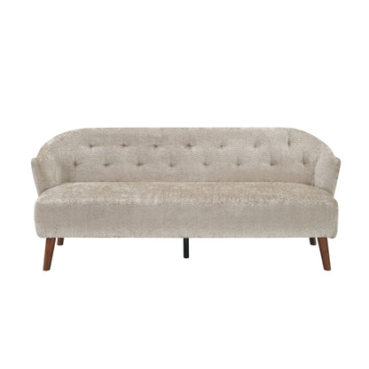 3 Seater Tufted Upholstered Couch Comfy Living Room Sofa