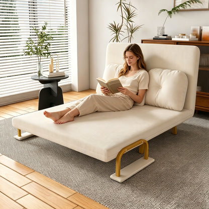 5 In 1 Convertible Sofa Bed For 2 With Adjustable Backrest