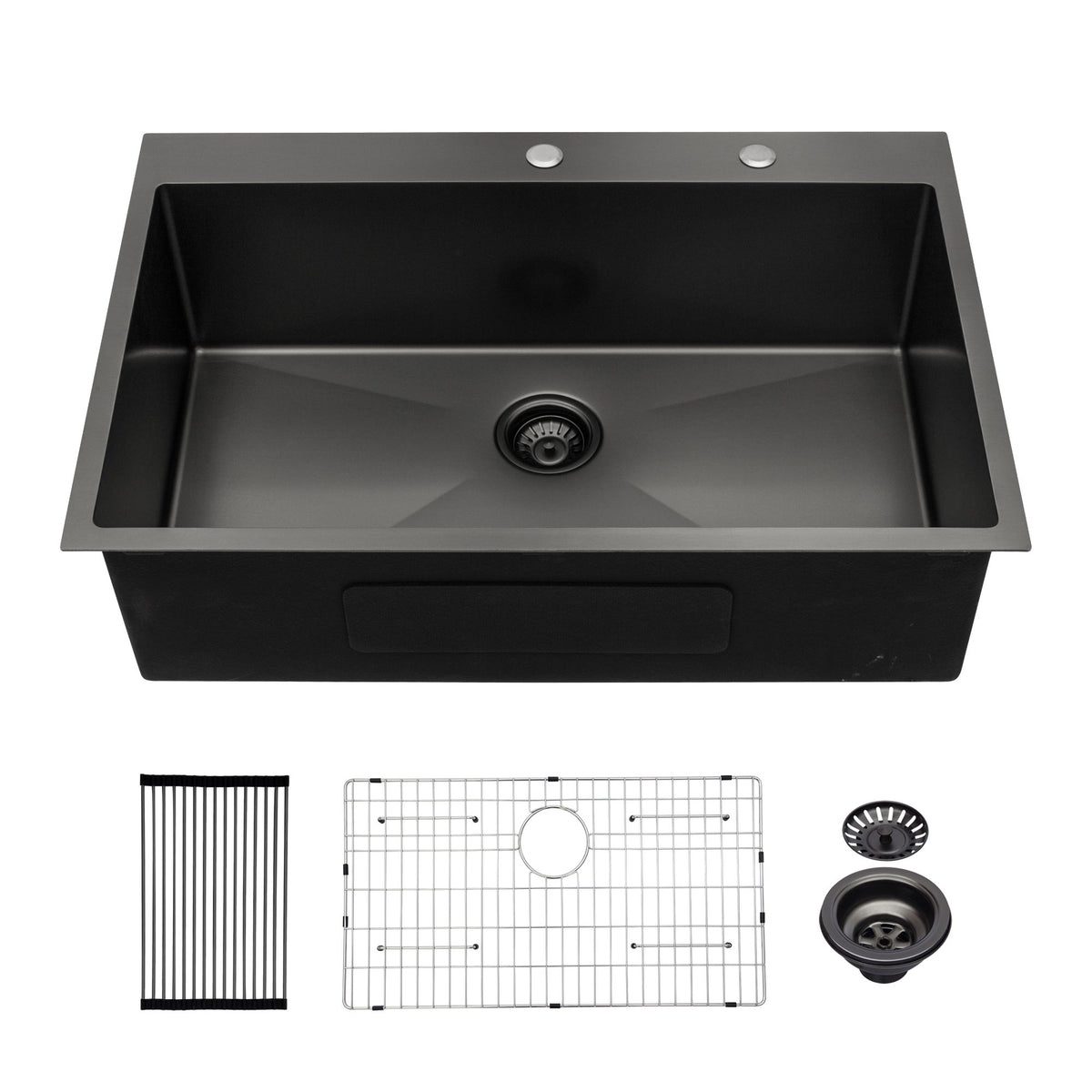 Topmount Kitchen Sink 16 Gauge, Single Bowl