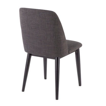 Tintori - Contemporary Dining Chair (Set of 2) - Black
