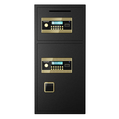 Large Double Door Coin Operated Safe, Digital Security Safe With Fireproof And Waterproof Bag