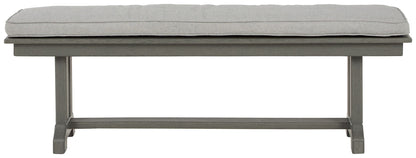 Visola - Bench with Cushion - Gray