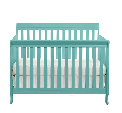 Riley - 4 In 1 Convertible Crib - Turquoise