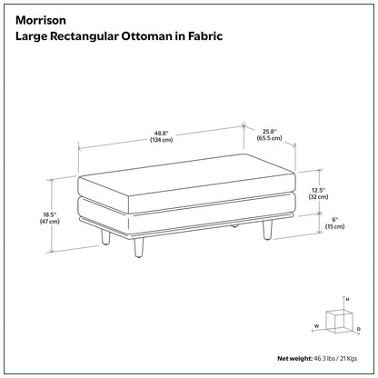 Morrison - Handcrafted Ottoman