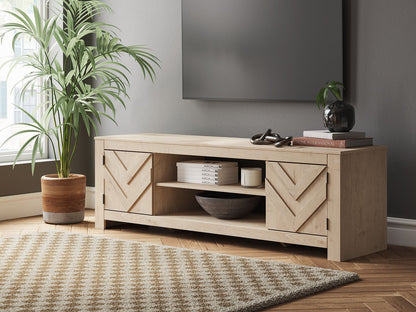 Cayboni - LG TV Stand With Fireplace Option