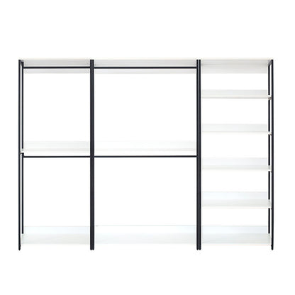 Fiona - Freestanding 3 Tower System Walk-In Closet With 7 Shelf - White