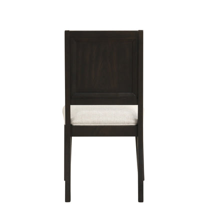 Plateau - Side Chair (Set of 2) - Rustic Espresso / Beige