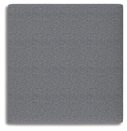 Bealton - Oversized Accent Ottoman - Salt And Pepper