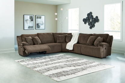 Top Tier - 5 Piece Reclining Sectional