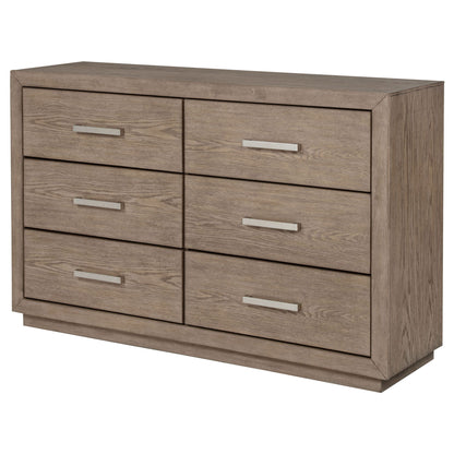 Gibbons - 6 Drawer Dresser With Ample Storage - Brown