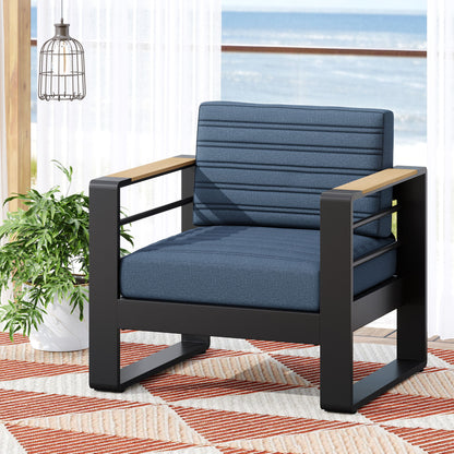 Giovanna - Club Chair Set With Aluminum Frame