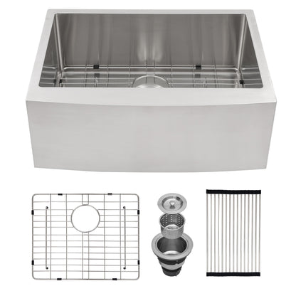 Farmhouse Kitchen Sink Stainless Steel Apron Front