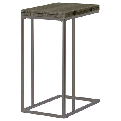 Mortimer - Snack Table With Expandable Top - Gray