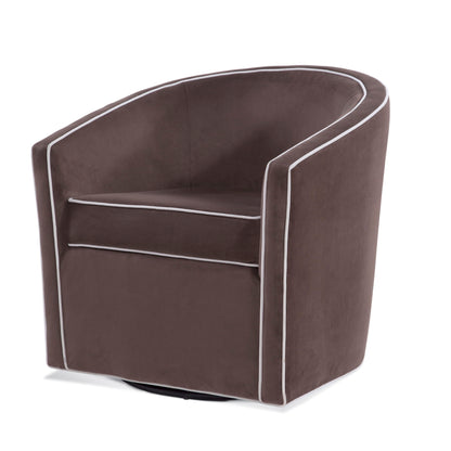 Kendall - Swivel Chair With Barrel Back Design