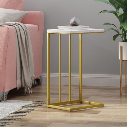 Modern Glam C - Shape End Table