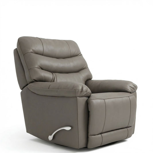 Oslo Antelope - Swivel Glider Recliner With Manual Footrest