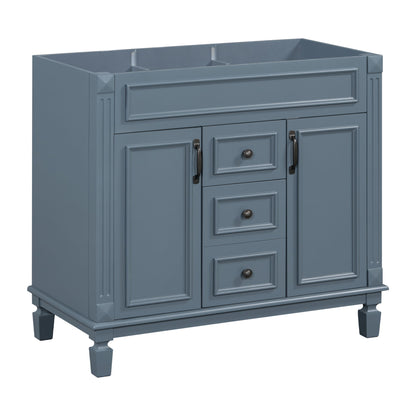 Bathroom Vanity Cabinet With 2 Soft Closing Doors And 2 Drawers