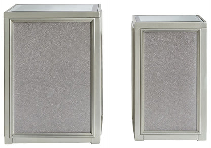 Traleena - Nesting End Tables (Set of 2) - Silver Finish