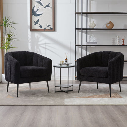 Vanity Barrel Accent Lounge Chair