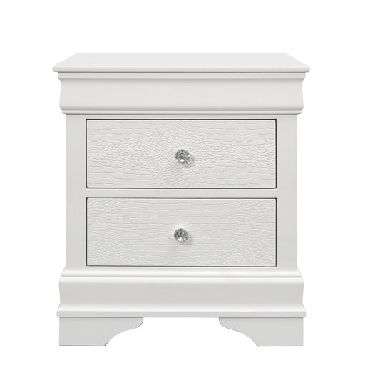 Shaker - Crocodile Metallic Nightstand