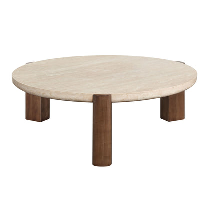 Leonardo - Coffee Table - Cream / Oak