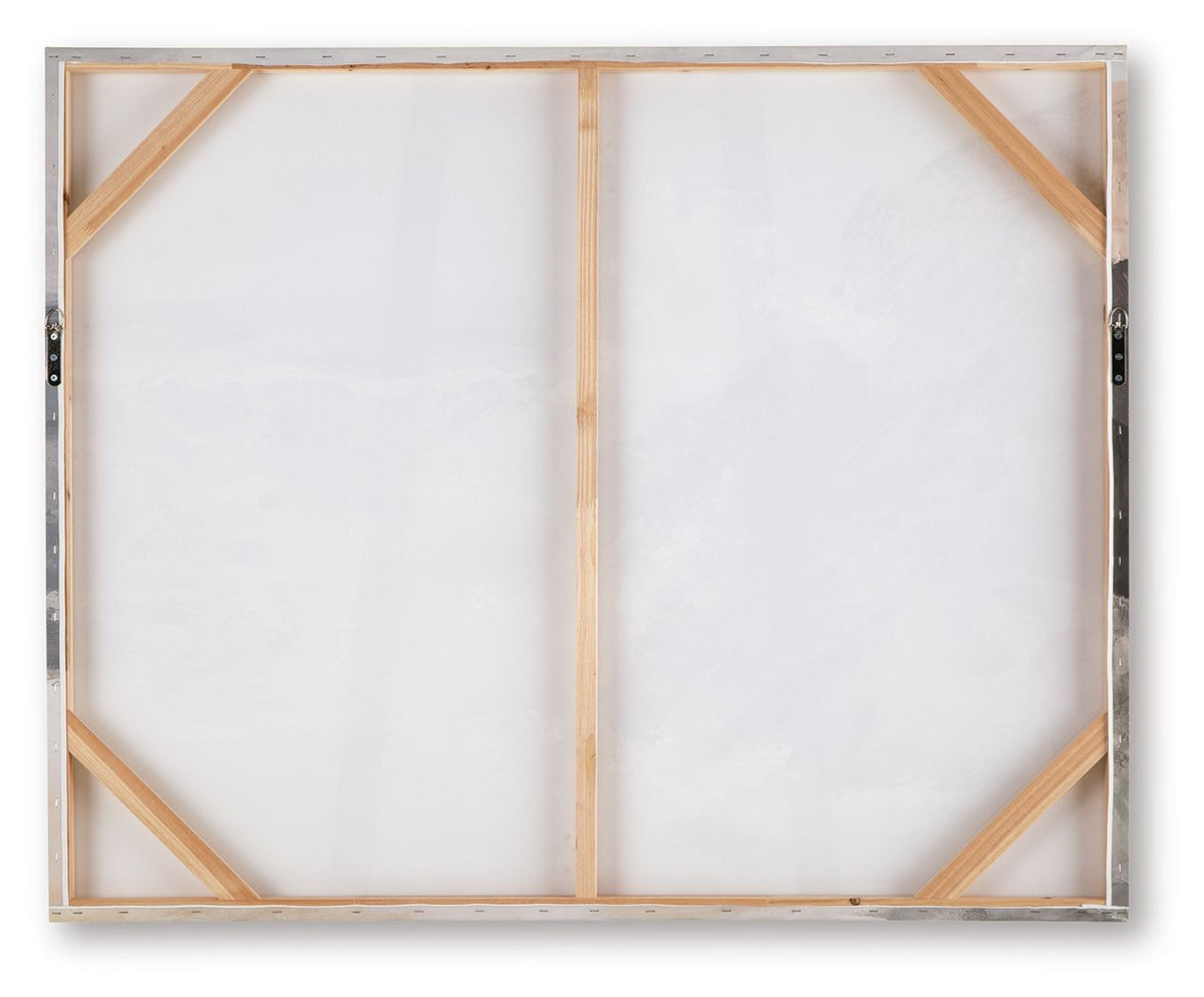 Worthner - Wall Art - Tan / Gray / White