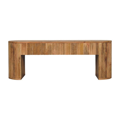 Soba - Straight Media Unit - Oak