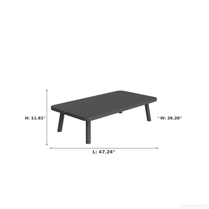 Aurelia - Coffee Table - Carbon Gray