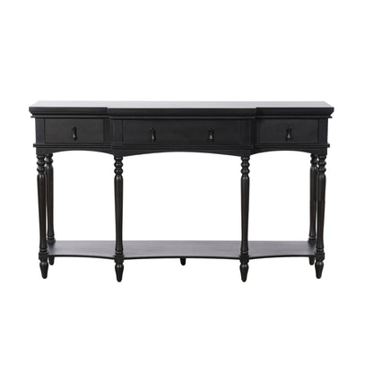 Retro Console Table With 3 Soft Close Drawers