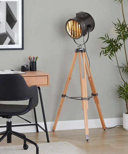 Ahoy - Industrial Floor Lamp - Natural