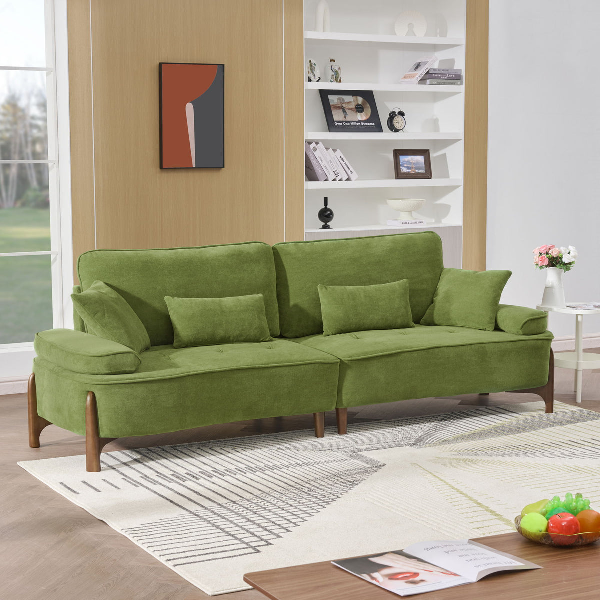 Comfortable Deep Seated Sofa With Pillows