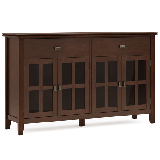 Artisan - Large 4 Door Sideboard Buffet - Russet Brown