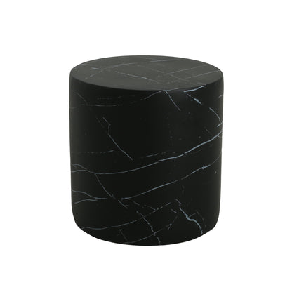 Cylindrical Design, Outdoor Lightweight Concrete Side Table