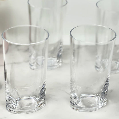 Leading Ware Oval Halo Acrylic Glasses Drinking Set