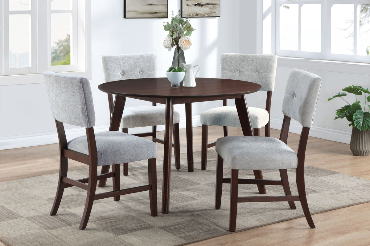 Tioga - 47" Round Dining Table Set
